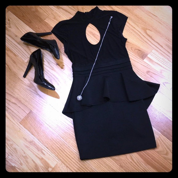 Forever 21 Dresses & Skirts - Black Peplum Forever XXI Dress